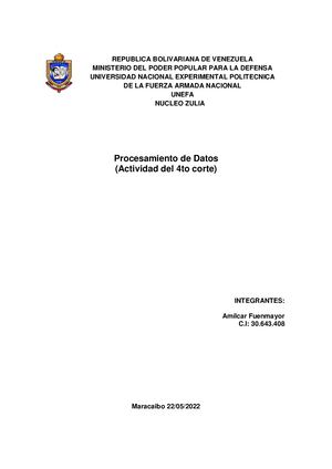 Revista de Amilcar Fuenmayor UNEFA