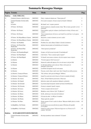 Firenze rassegna stampa 28.05.2022