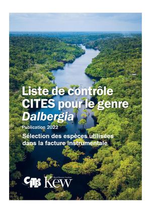Cites Dalbergia Checklist 2022 (Fr) Used In Musical Instruments