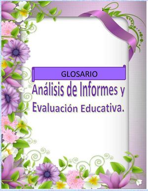 Glosario De Terminos