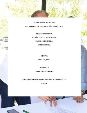 Tarea 5 Estrategias De Divulgacion