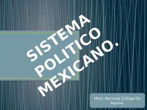Sistema Politico Mexicano