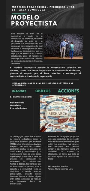 MODELOS PEDAGOGICOS PROYECTISTA_ ALEX DOMINGUEZ