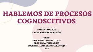 Procesos Cognitivos