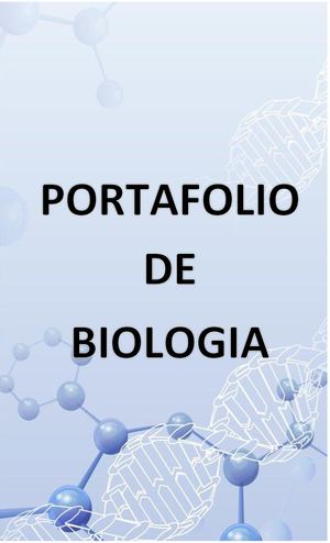 Portafolio De Biologia