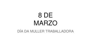 Día Internacional Da Muller