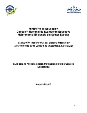 Guía Autoevaluación Agosto