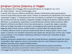 Sorignani Uscita 27 Maggio 2022