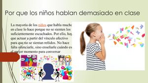 Por Que Los Niños Hablan Demasiado En Clase