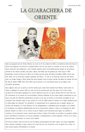 La Guarachera De Oriente.