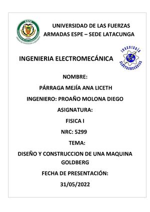 Informe Maqueta Goldberg Parraga Ana