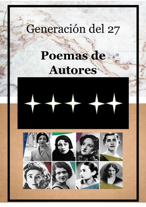 Generación Del 27 Poemas