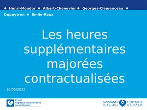 Présentation Hs Contractualisées