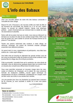 Info Des Babaux Mai 2022