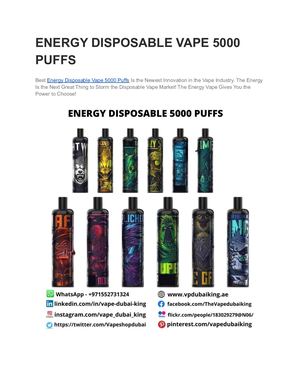 Energy Disposable Vape 5000 Puffs