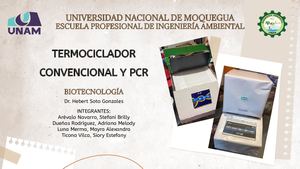 Construcción De Pcr Y Termociclador Presentación Ppt