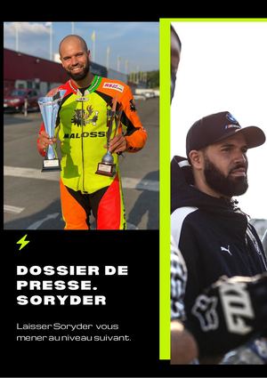 Soryder Dossier De Presse