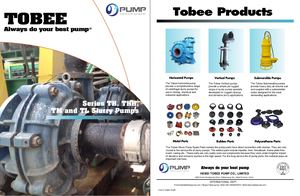 Tobee Th Centrifugal Slurry Pump
