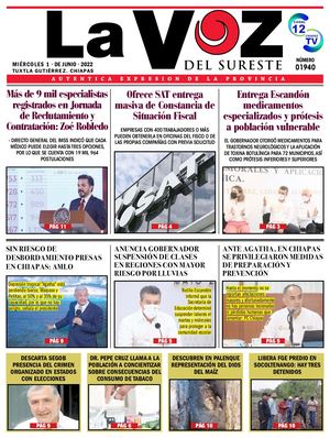 La Voz del Sureste 01 06 2022