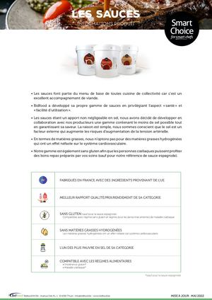 Argumentaire Sauces FR