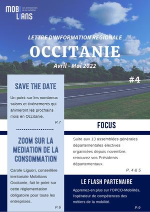 Newsletter Avril / Mai - Mobilians Occitanie