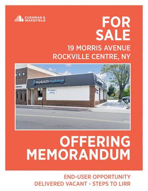 Offering Memorandum - 19 Morris Avenue, RVC