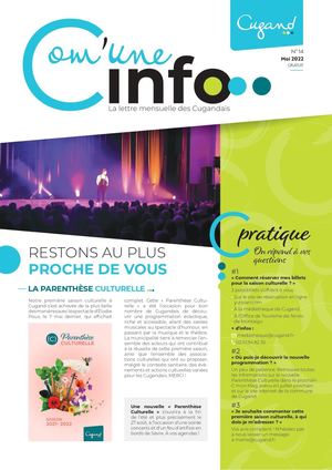 Lettre municipale Com'une Info #14 Cugand Mai 2022
