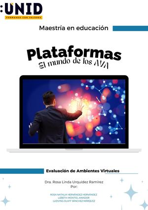 Plataformas de enseñanza virtual para entornos educativos