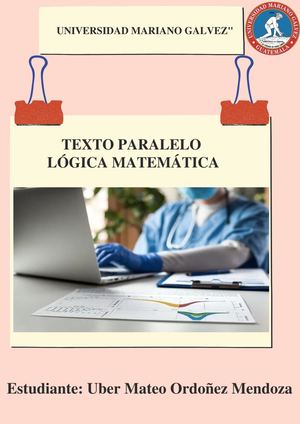 Texto Paralelo De Matemáticas