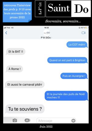 Le P'tit St Do Souvenirs Souvenirs Juin22