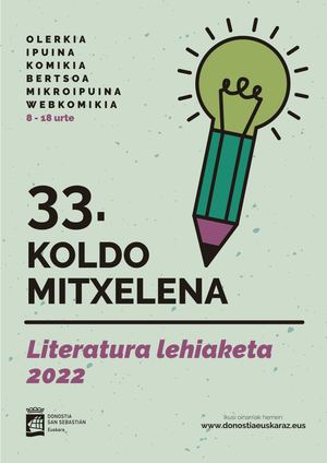 33. Koldo Mitxelena Literatura Lehiaketako liburuxka