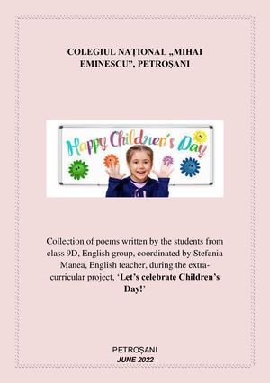 Free Verse Poems 9d- Children's Day