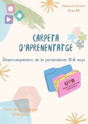 Carpeta D'aprenentatge 2 Nora Garcia