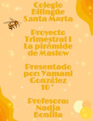 La Pirámide De Maslow