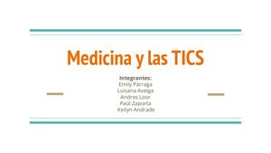 MEDICINA Y LAS TICS