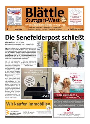 Blättle Stuttgart-West 6/2022