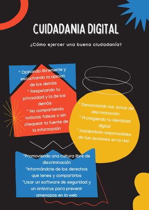 Ciudadanía Digital Poster Interactivo