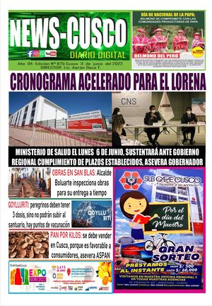DIARIO NEWS CUSCO 3 De Junio 2022