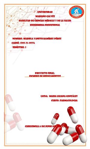 Proyecto Final Fichero De Medicamentos