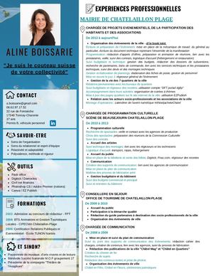 Cv Aline Boissarie