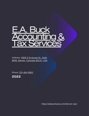 E A Buck Accounting & Tax Services