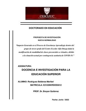 P Investigación