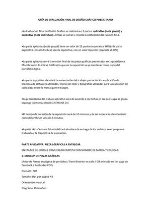 Guía De Evaluación Final