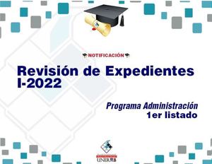 1er Listado De Administración