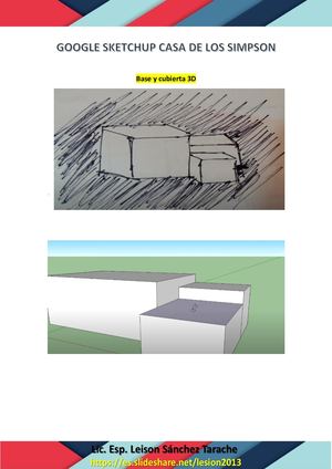 Google Sketchup Casa De Los Simpson