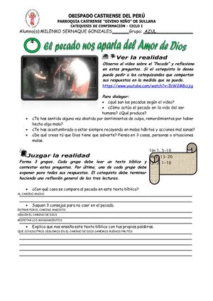 Sesion 4 El Pecado Nos Aparta Del Amor De Dios