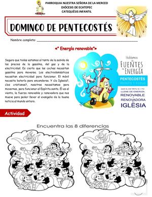 Tema Domingo De Pentecostés