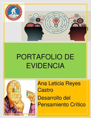 Portafolio De Evidencias Ana Leticia Reyes Castro