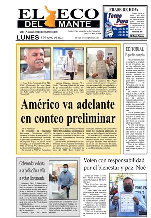 Lunes 6 De Junio De 2022