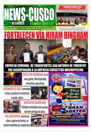 DIARIO NEWS CUSCO 6 De Junio 2022